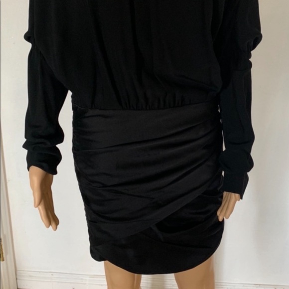 Yves Saint Laurent Envers Satin Noir-Dress - Picture 2 of 5